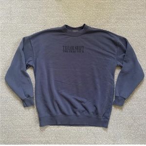 Taylor Swift The Eras Tour Washed Blue Sweatshirt